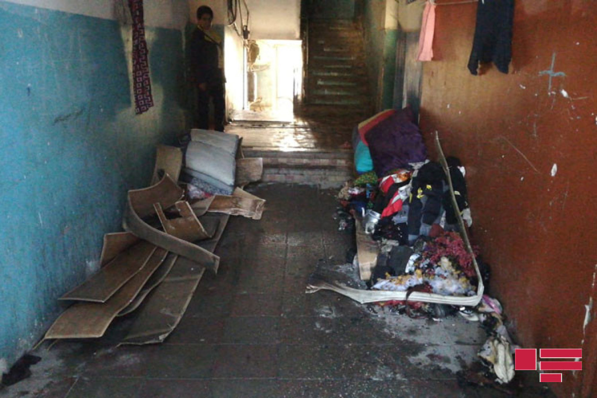 В Сумгайыте произошел пожар в общежитии