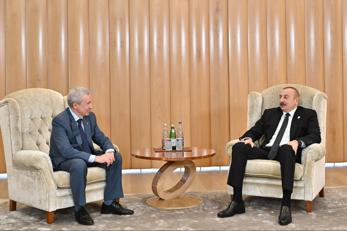 Azerbaijani President received member of Bureau of Supreme Council of "Edinaya Russia"