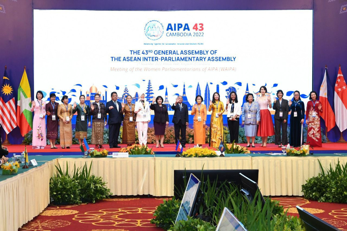 Председатель Милли Меджлиса выступила на встрече женщин-парламентариев Межпарламентской Ассамблеи АСЕАН (AIPA)
