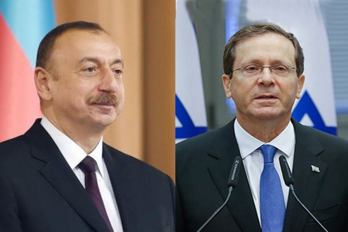 Президент Ильхам Алиев, Ицхак Герцог