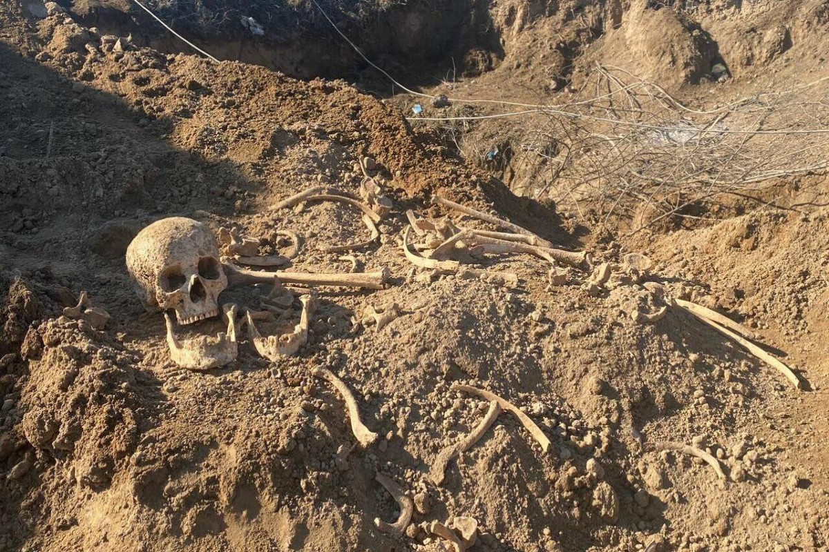 Bones of people killed by Armenians in 1993 were discovered in Aghdam --UPDATED 