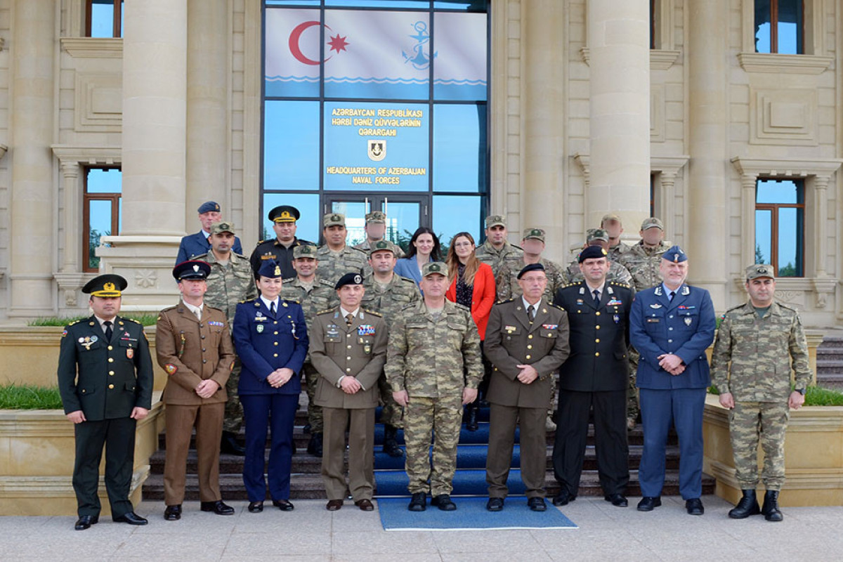 NATO nümayəndə heyəti Hərbi Dəniz Qüvvələrində olub - FOTO 