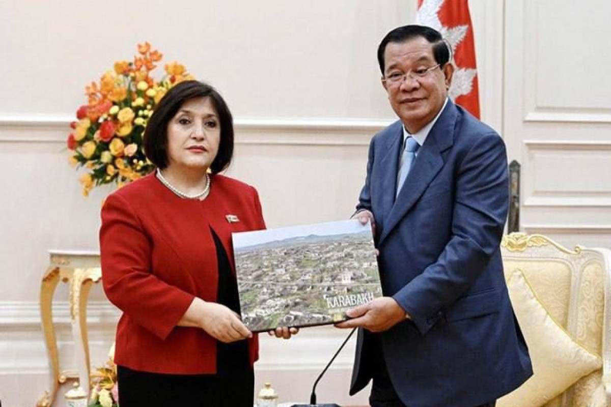 Сахиба Гафарова встретилась с премьер-министром Камбоджи