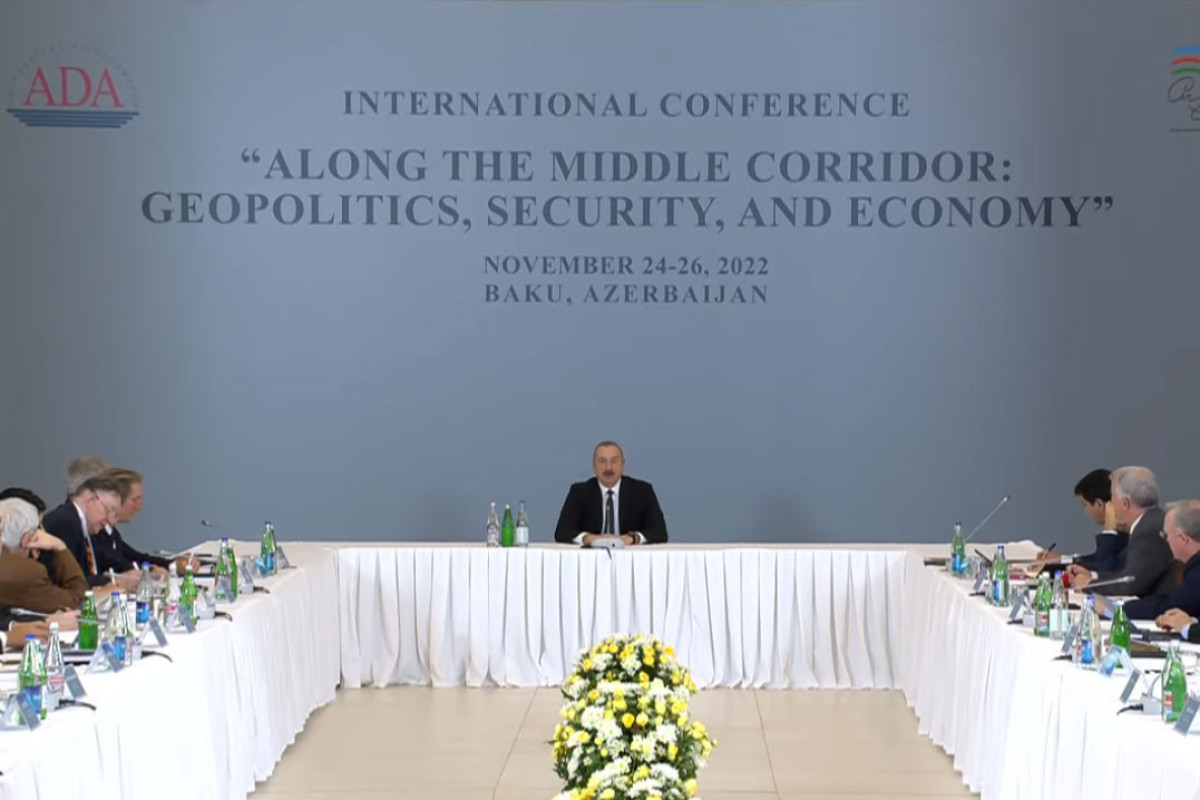 Baku hosted an international conference dedicated to the Middle Corridor, President Ilham Aliyev attended the conference -VIDEO -UPDATED-3 