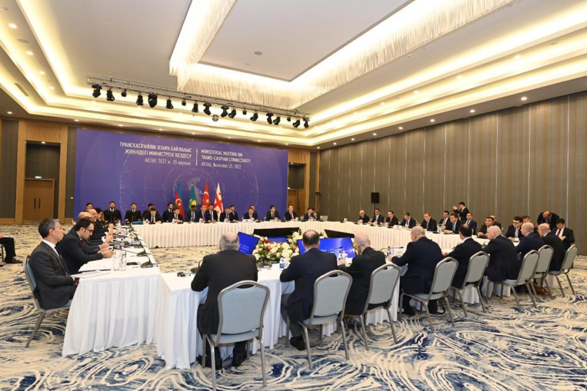 FM delivers a speech at Azerbaijan-Turkiye-Kazakhstan tripartite meeting