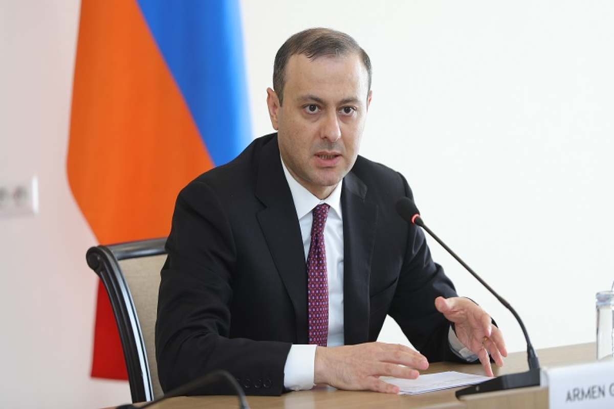 Armenian Security Council Secretary Armen Grigoryan