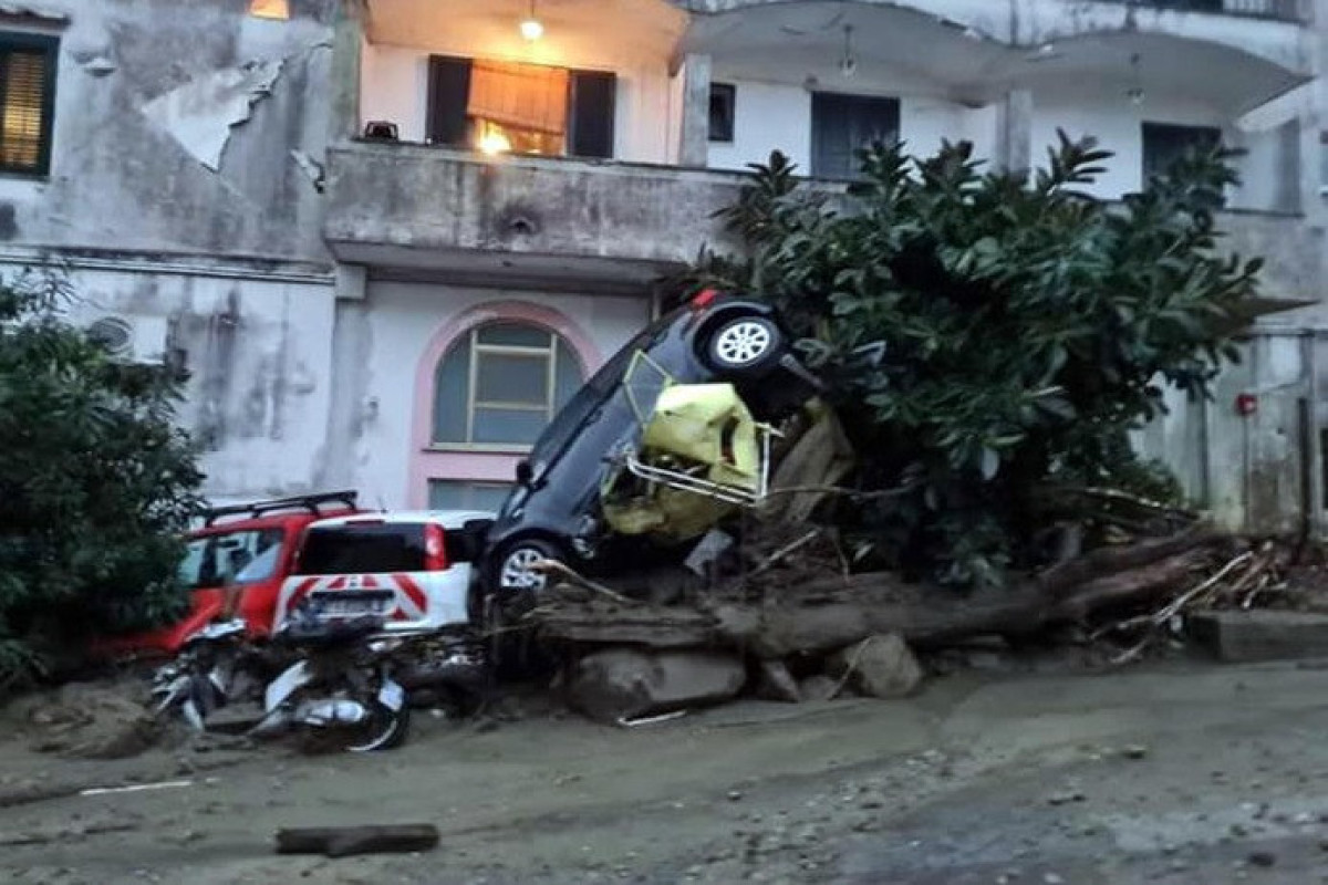 Thirteen people missing on Italian island Ischia after landslide