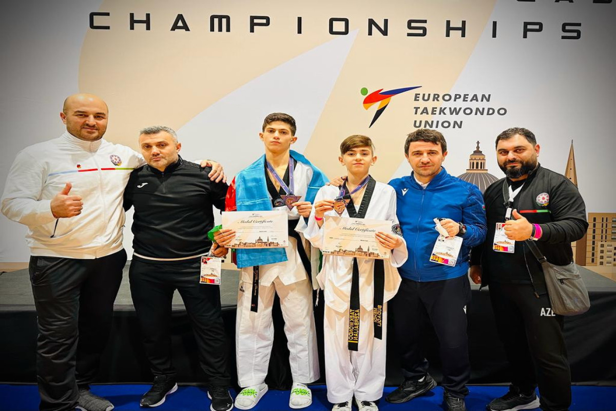 Azərbaycanlı taekvondoçular Avropa birinciliyində daha 2 medal qazanıb