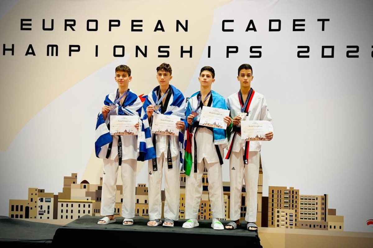 Азербайджанские таэквондисты завоевали еще 2 медали на первенстве Европы