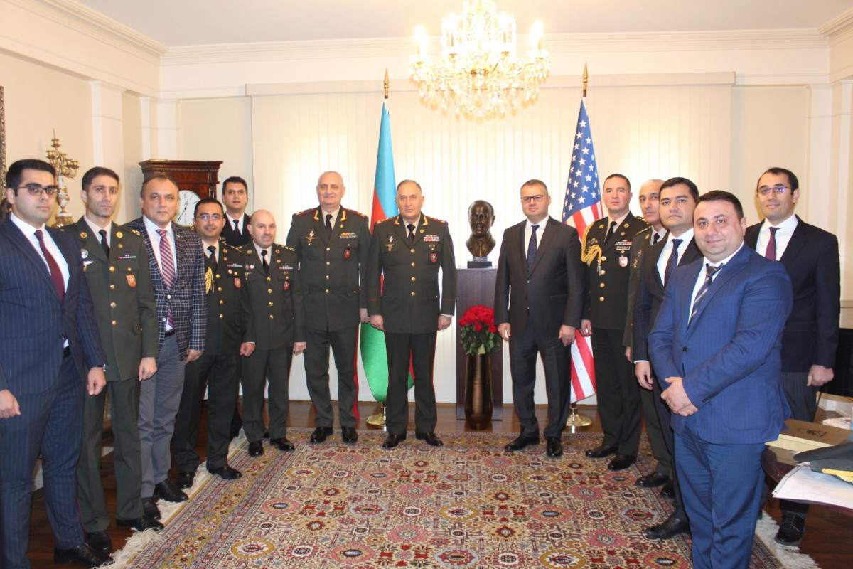 Chief of the General Staff of the Azerbaijan Army Karim Valiyev visited the Embassy of Azerbaijan in US