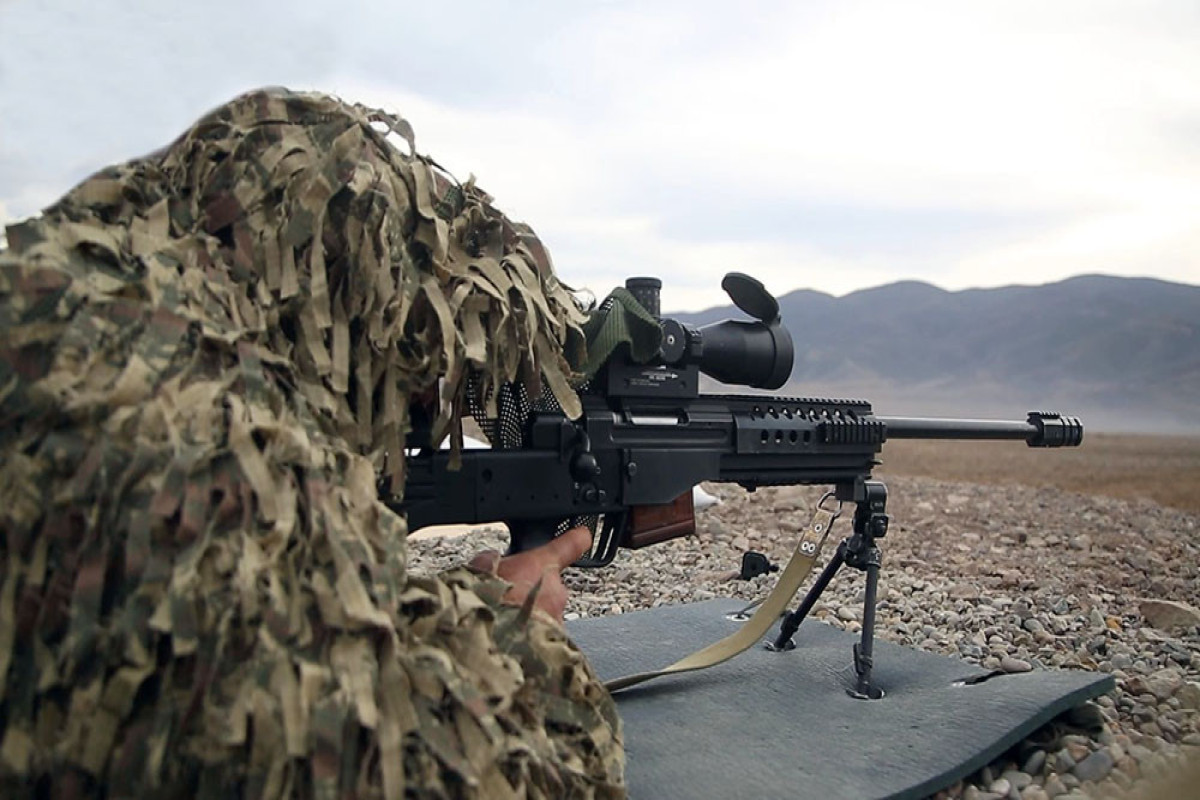 В азербайджанской армии проводится «Курс снайперской подготовки»