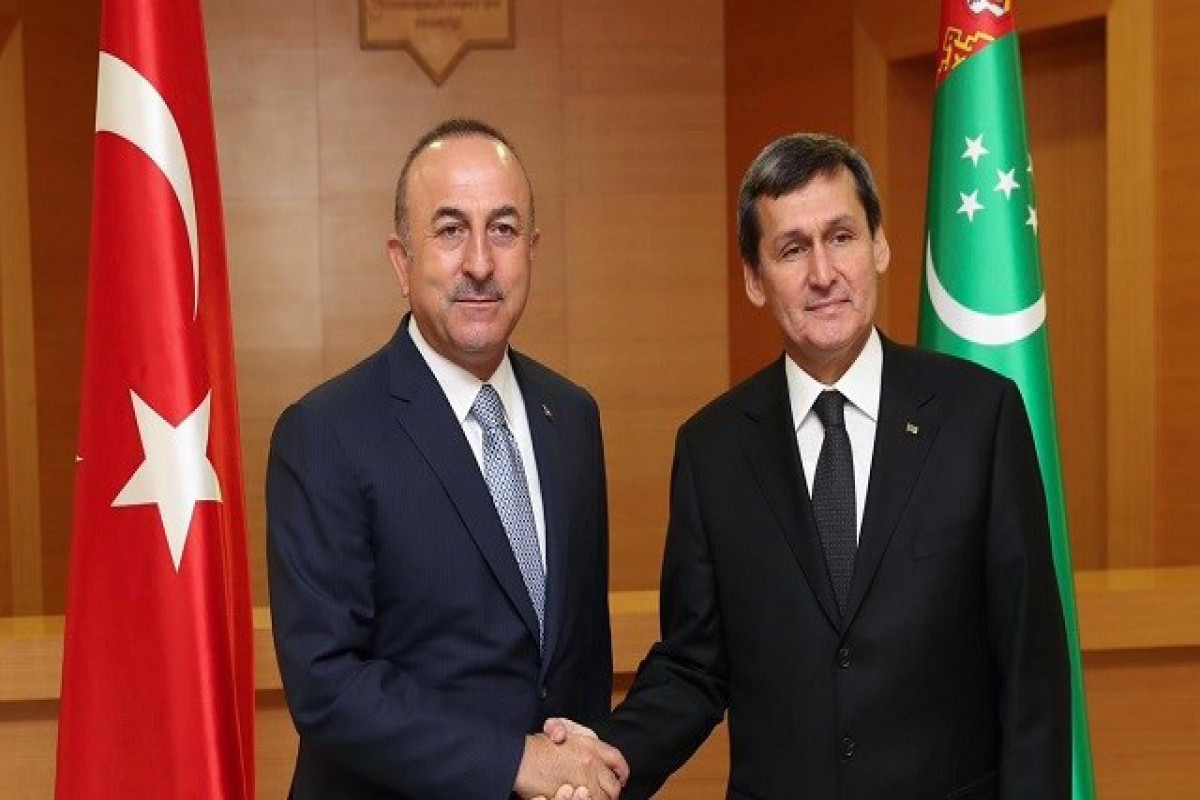 Turkish Foreign Minister Mevlud Çavuşoğlu and Turkmenistan