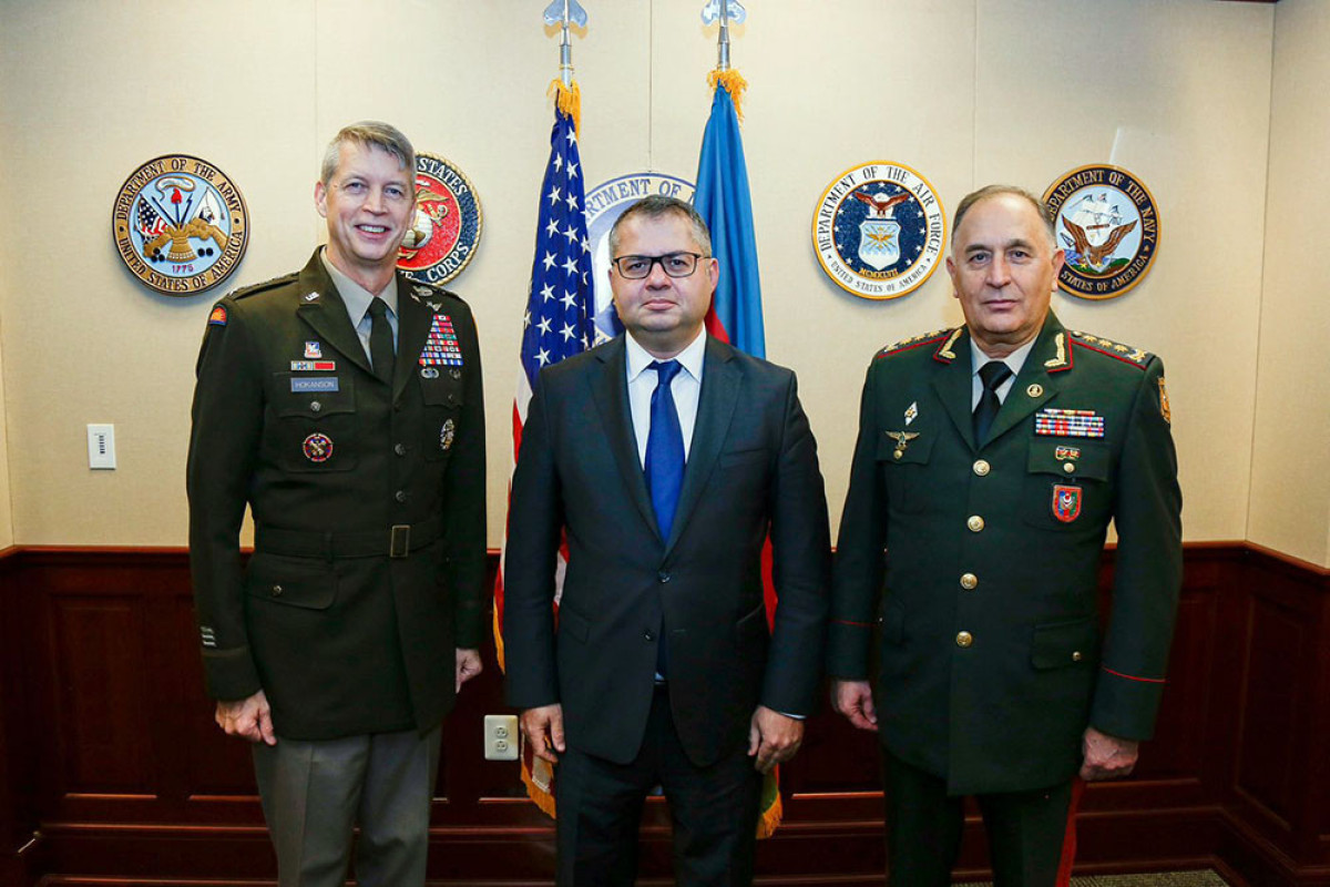 Chief of the General Staff of the Azerbaijan Army met with the Chief of the US National Guard Bureau