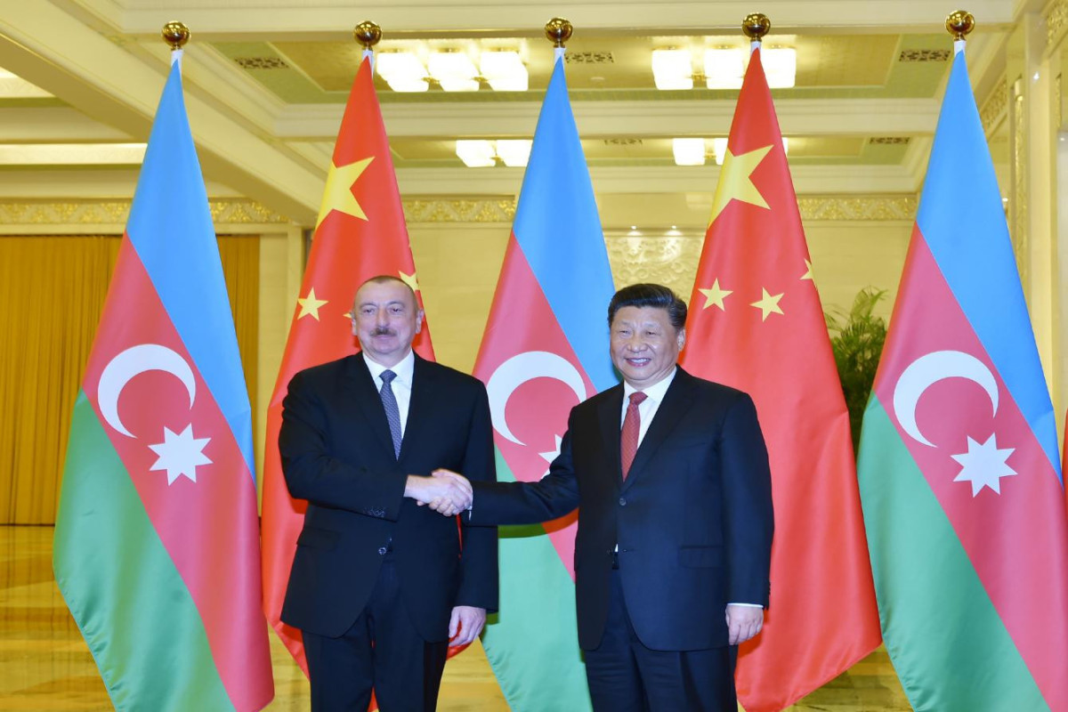 Президент Ильхам Алиев, Председатель КНР Си Цзиньпин