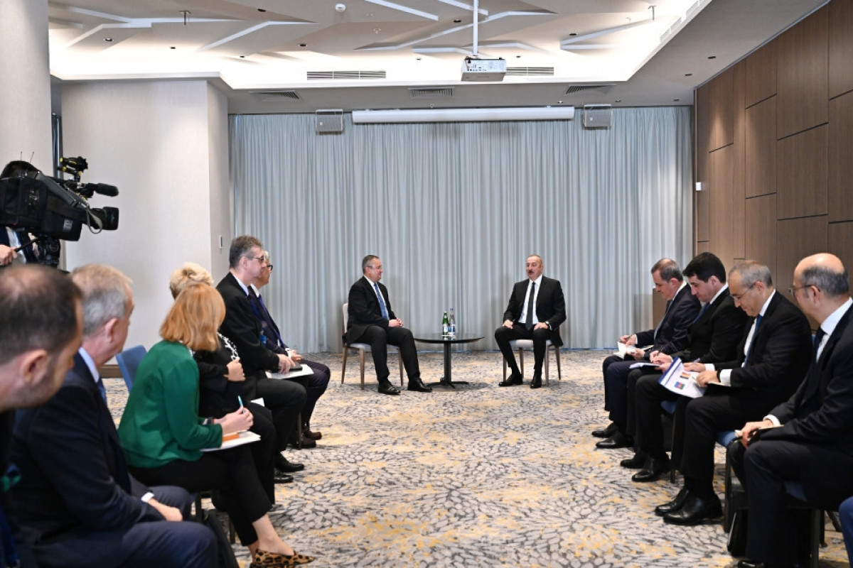 Президент Ильхам Алиев встретился  с премьер-министром Румынии Николае-Ионелом Чукэ