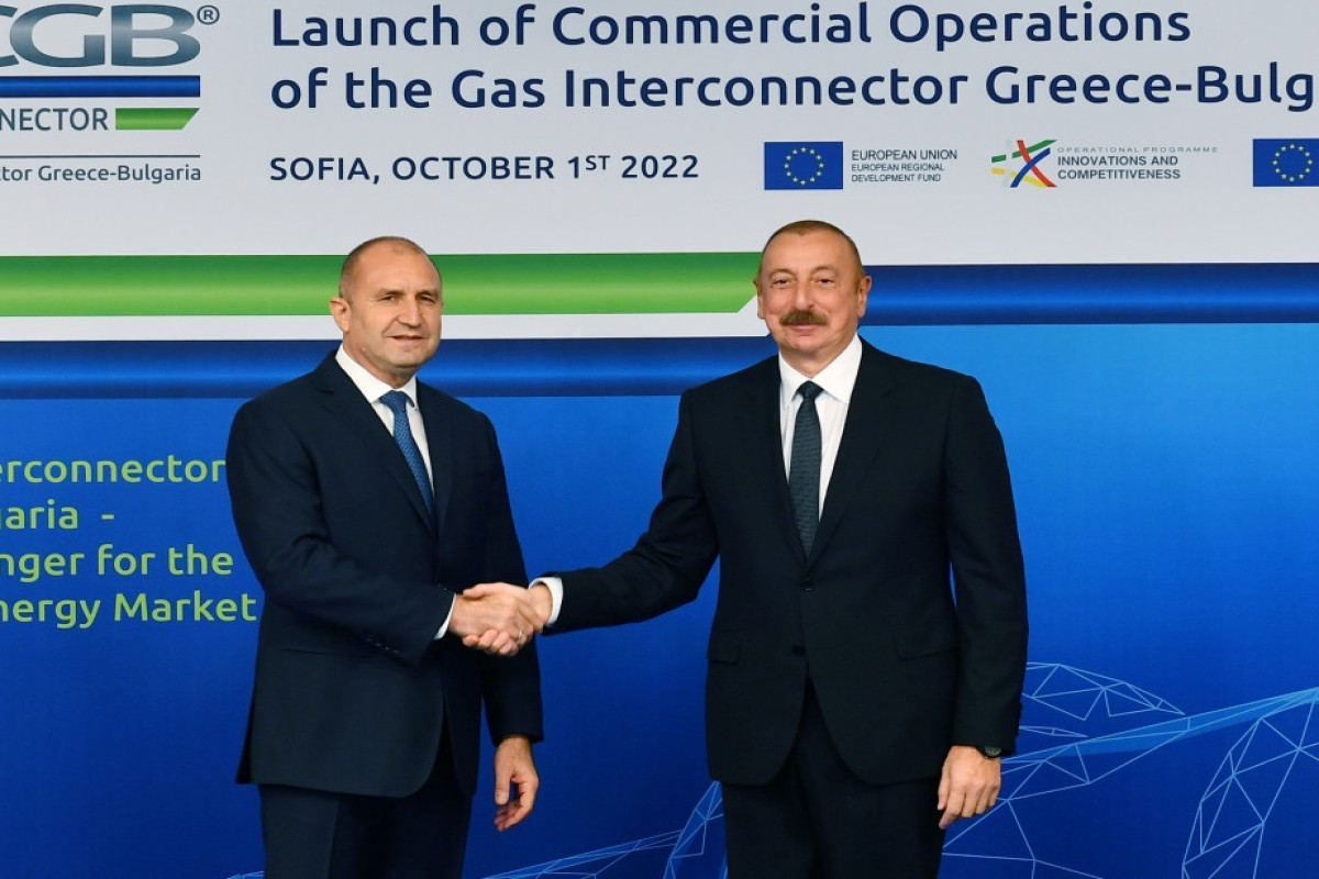 Inauguration of Gas Interconnector Greece-Bulgaria was held in Sofia President Ilham Aliyev attended the event-UPDATED 
