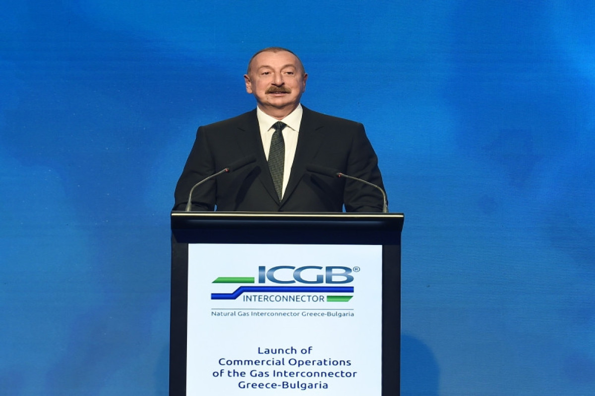 Azerbaijani President: We plan to double gas export to Europe
