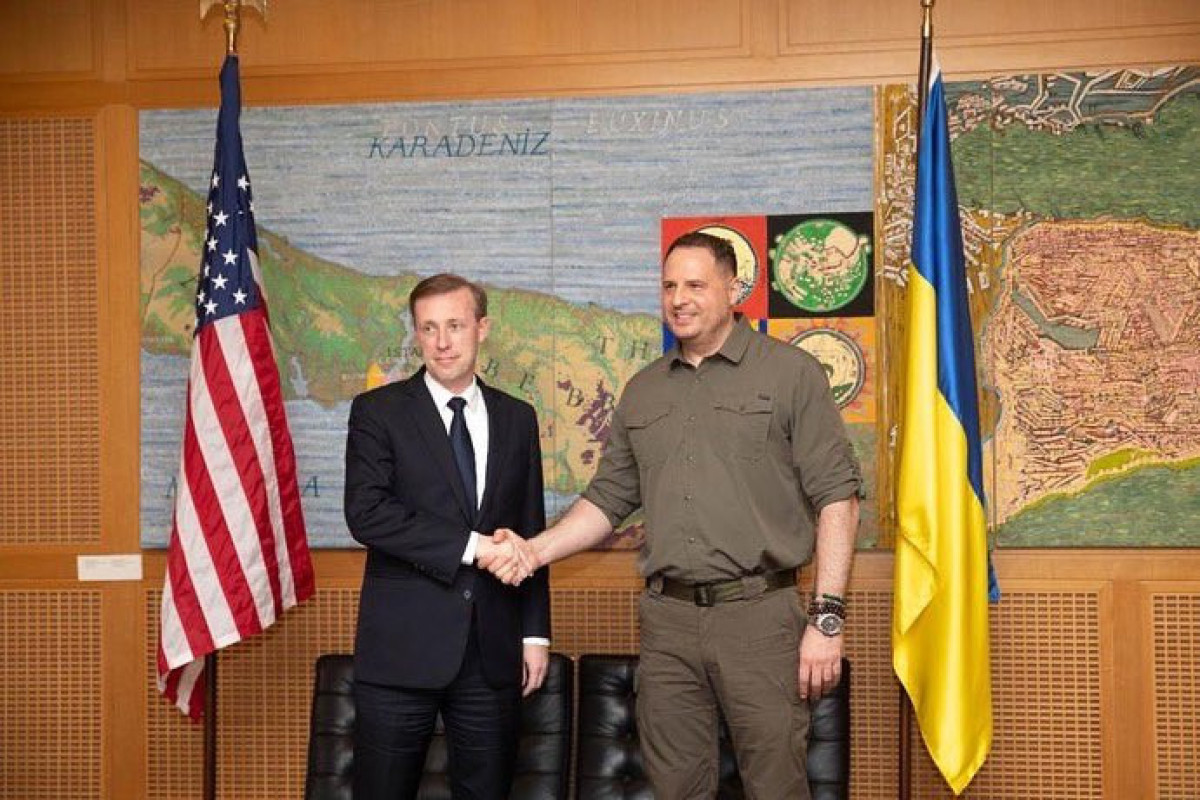 Jake Sullivan, National Security Advisor to the U.S President and Andriy Yermak, Head of the Office of the President of Ukraine