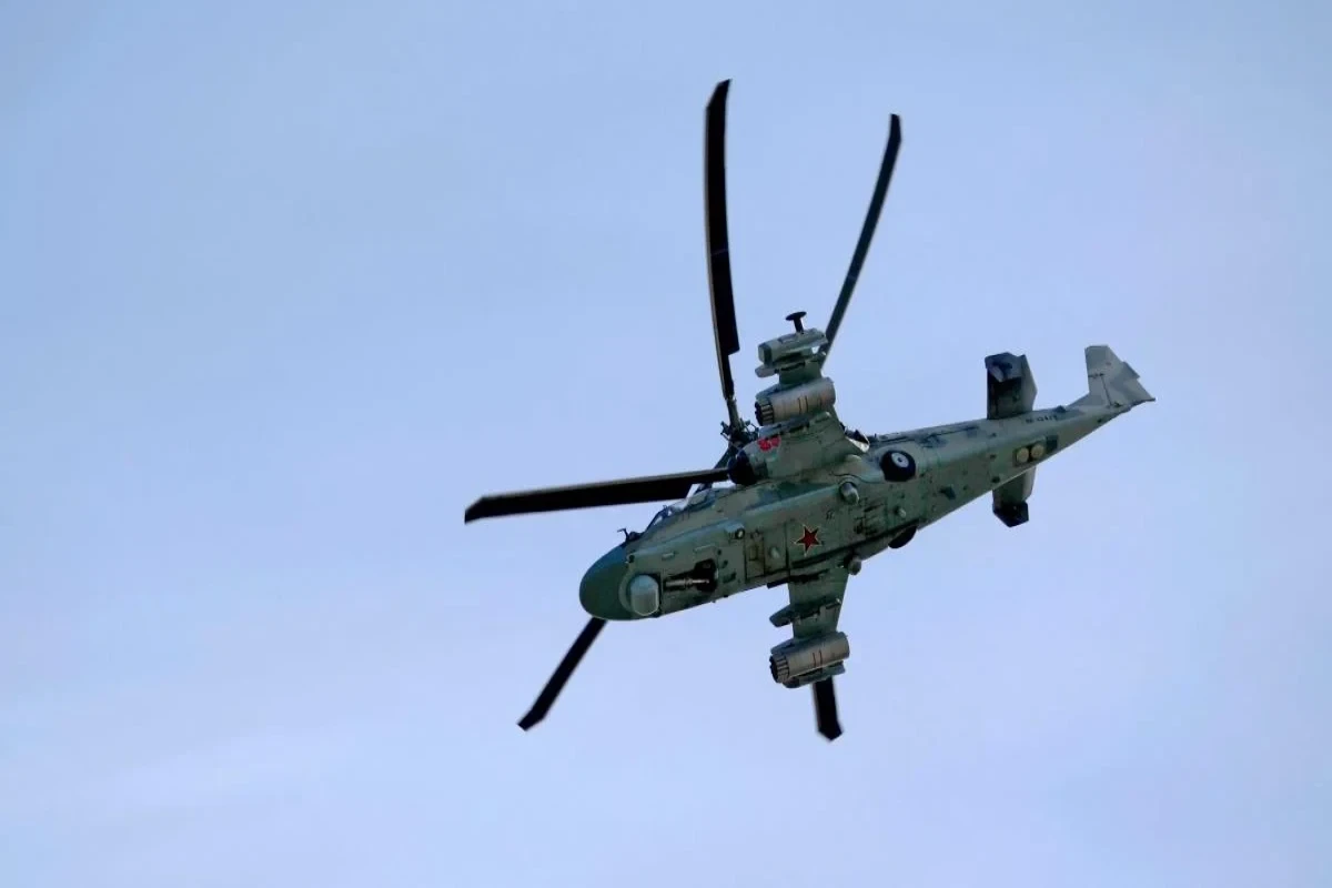 Вооруженные силы Украины сбили российский вертолет Ка-52