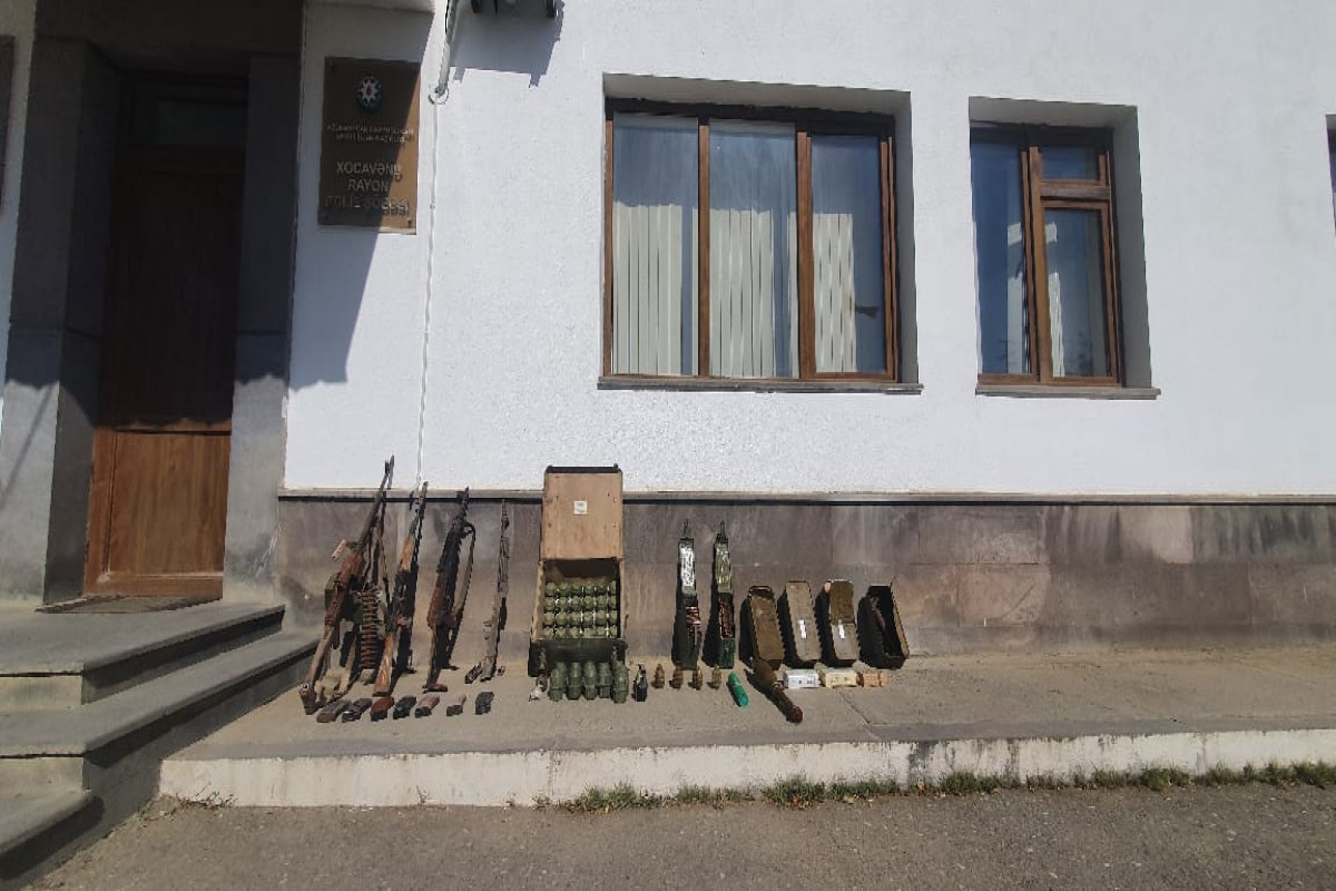 В Ходжавендском районе найдены оружие и боеприпасы-ФОТО 