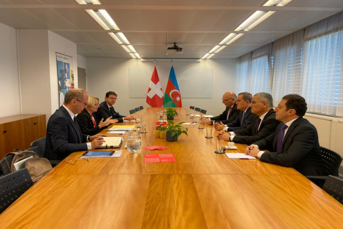 Azerbaijani FM meets with Swiss State Secretary for Foreign Affairs