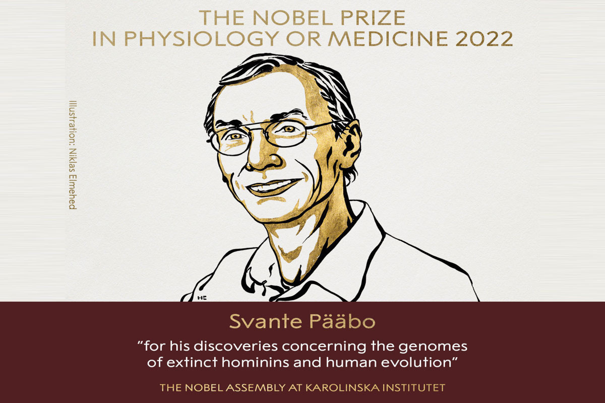 Nobel Prize in Physiology or Medicine is awarded to Svante Paabo
