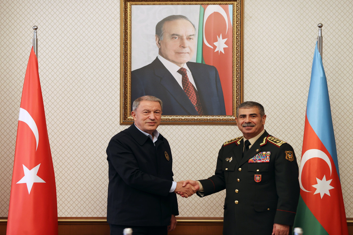 Azerbaijan Defense Minister met with the Turkish National Defense Minister
