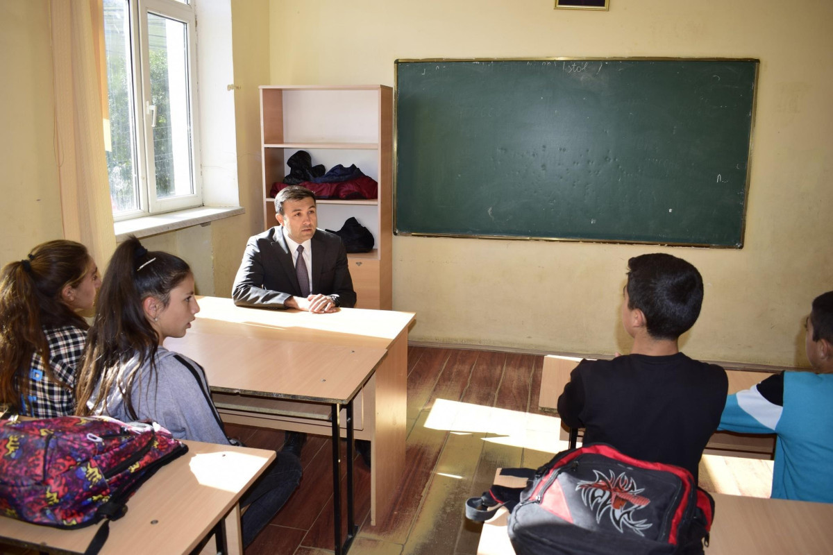 Школа в Гядабейском районе, которую посетил глава ИВ, взята под контроль
