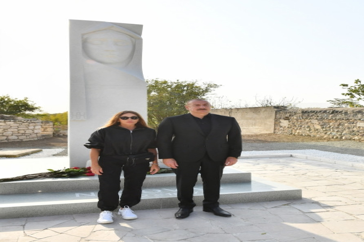 Azerbaijani President and First Lady unveiled the mausoleum of Khurshidbanu Natavan-UPDATED 