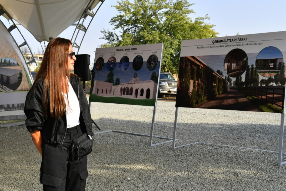 Президент и первая леди ознакомились с работой, которая будет проделана во дворце Панахали хана и комплексе «Имарет»-ОБНОВЛЕНО 