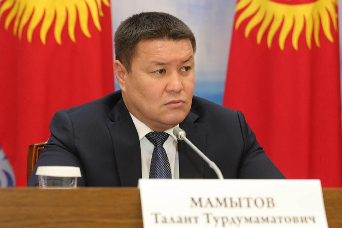 Kyrgyz Parliament Speaker Talant Mamytov