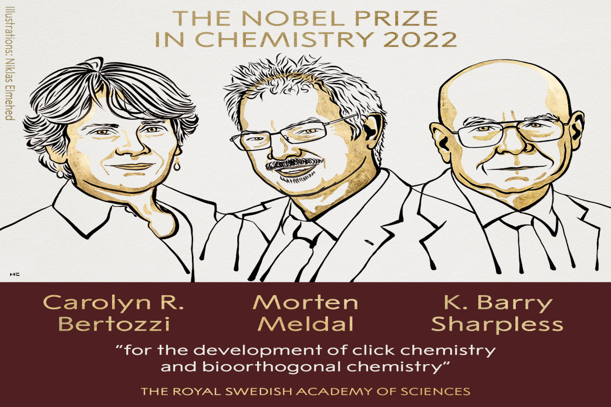 Kimya üzrə Nobel mükafatının qalibləri elan edilib