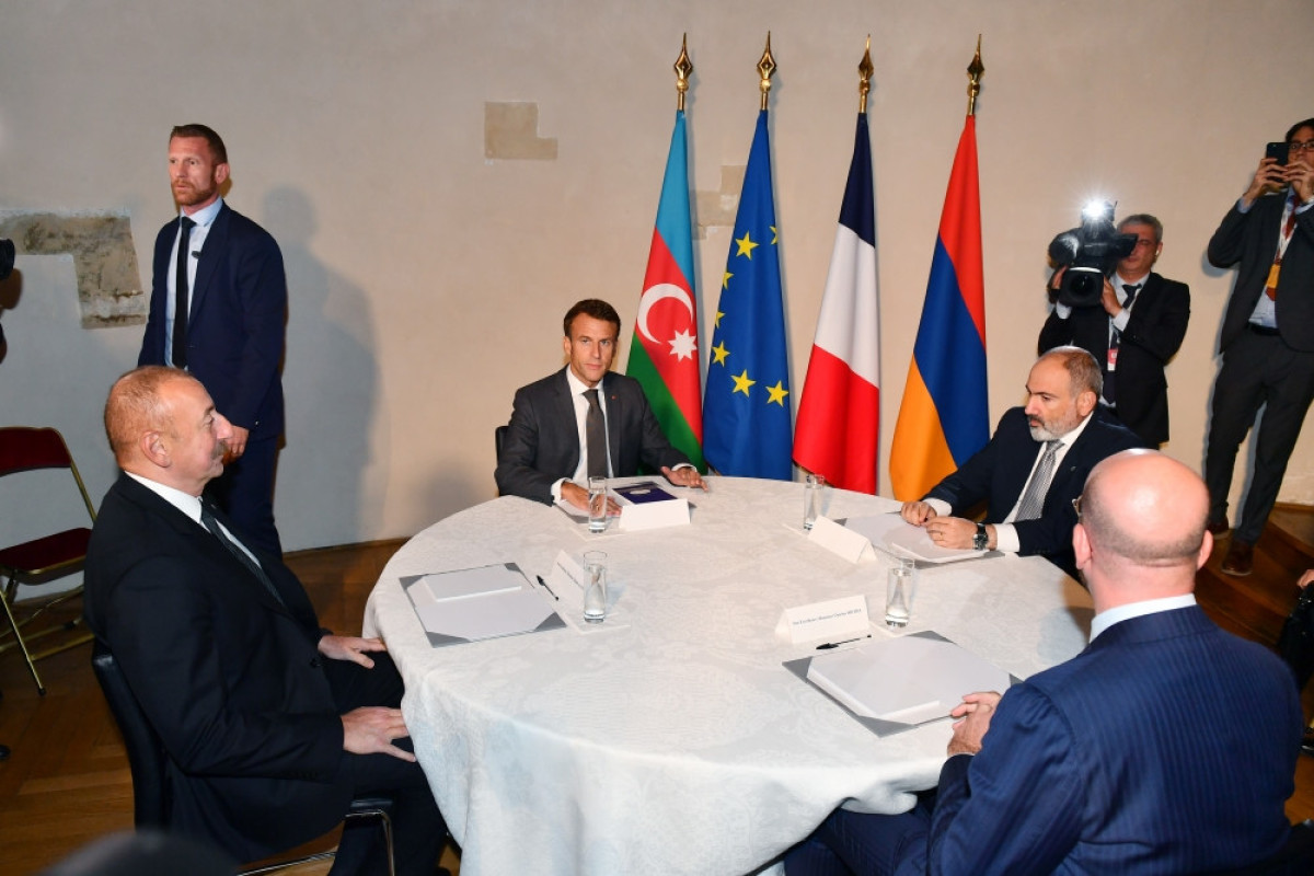 Meeting of President Ilham Aliyev with President of France, President of European Council, and Prime Minister of Armenia was held in Prague-PHOTO -UPDATED 