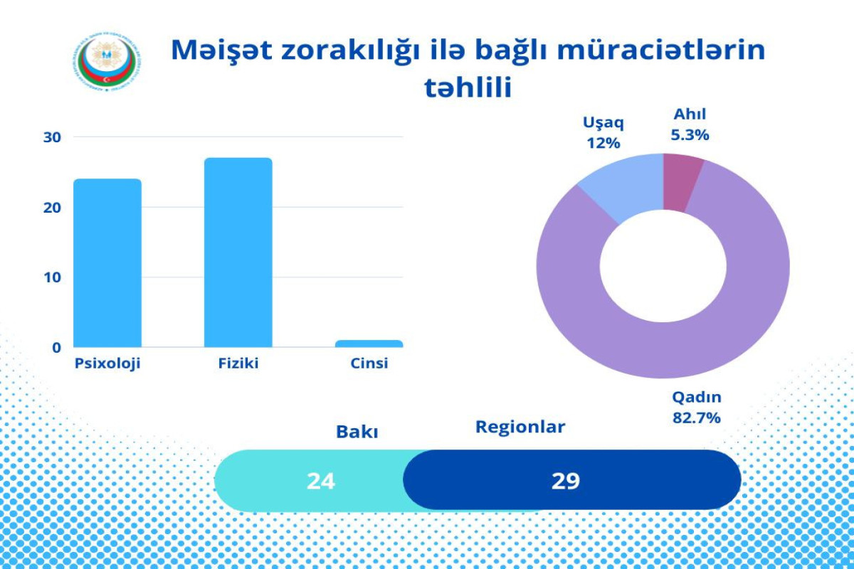 Dövlət Komitəsi: Məişət zorakılılığı ilə bağlı müraciətlərin 12%-i uşaqlara aid olub