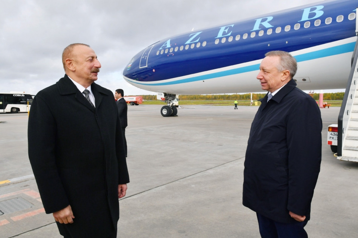 Azerbaijani President pays working visit to Russia-UPDATED 