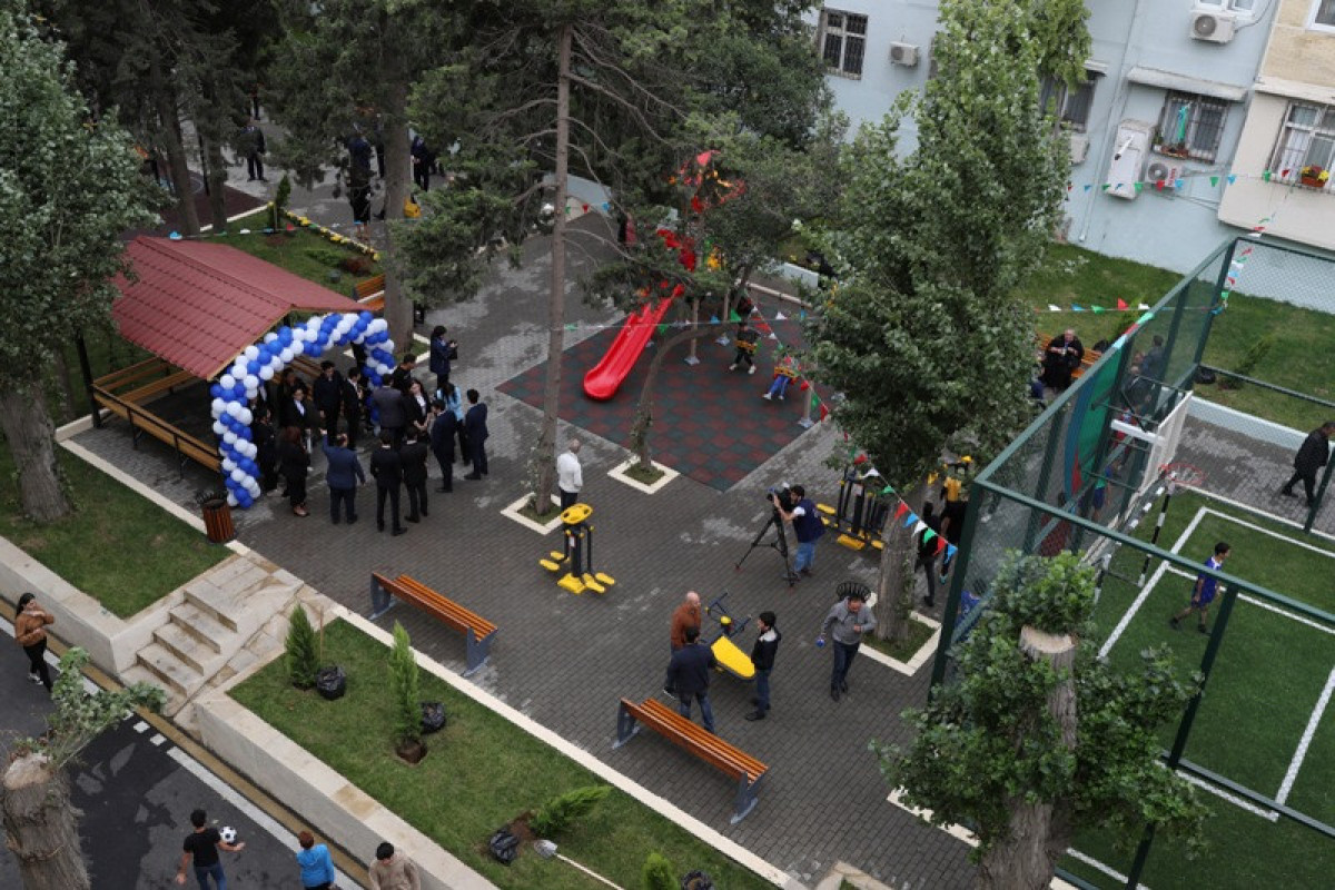 IDEA Bakıda növbəti həyəti sakinlərin istifadəsinə verib - FOTO 