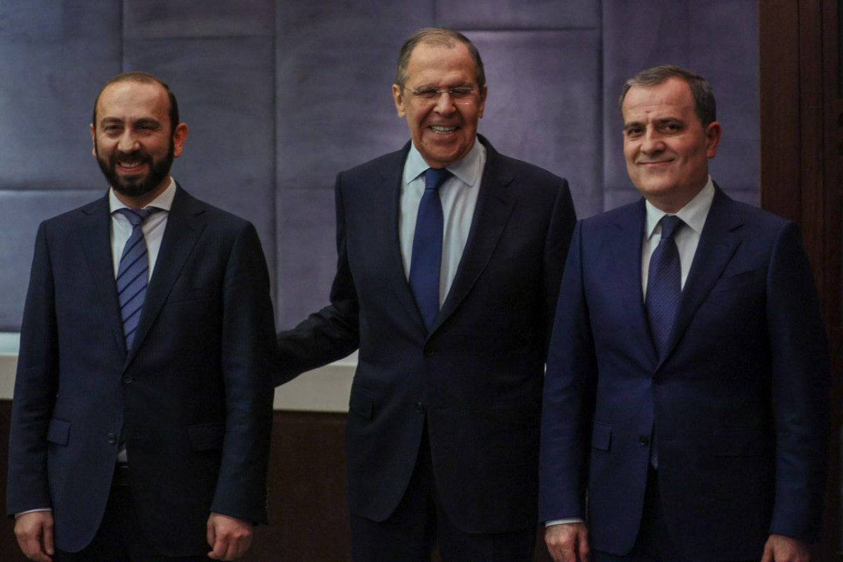 Mirzoyan, Lavrov, Ceyhun Bayramov