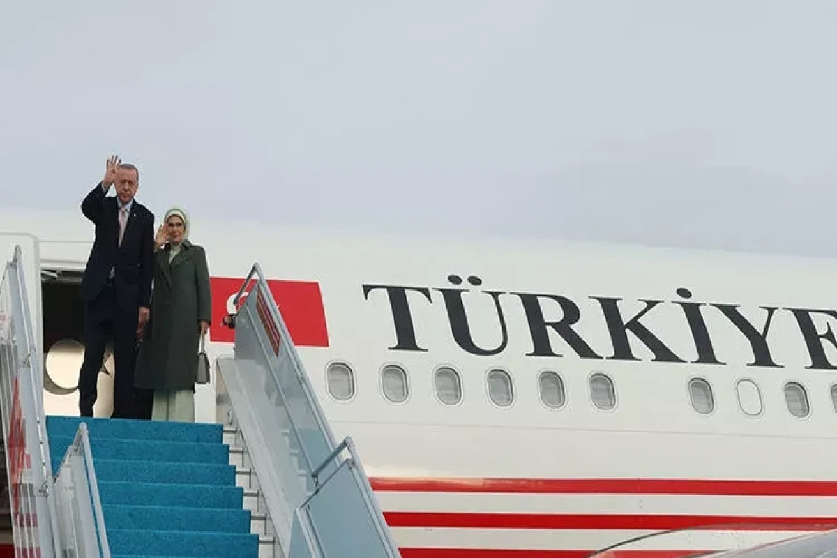 Ərdoğanın Qazaxıstana səfəri başlayıb - YENİLƏNİB 