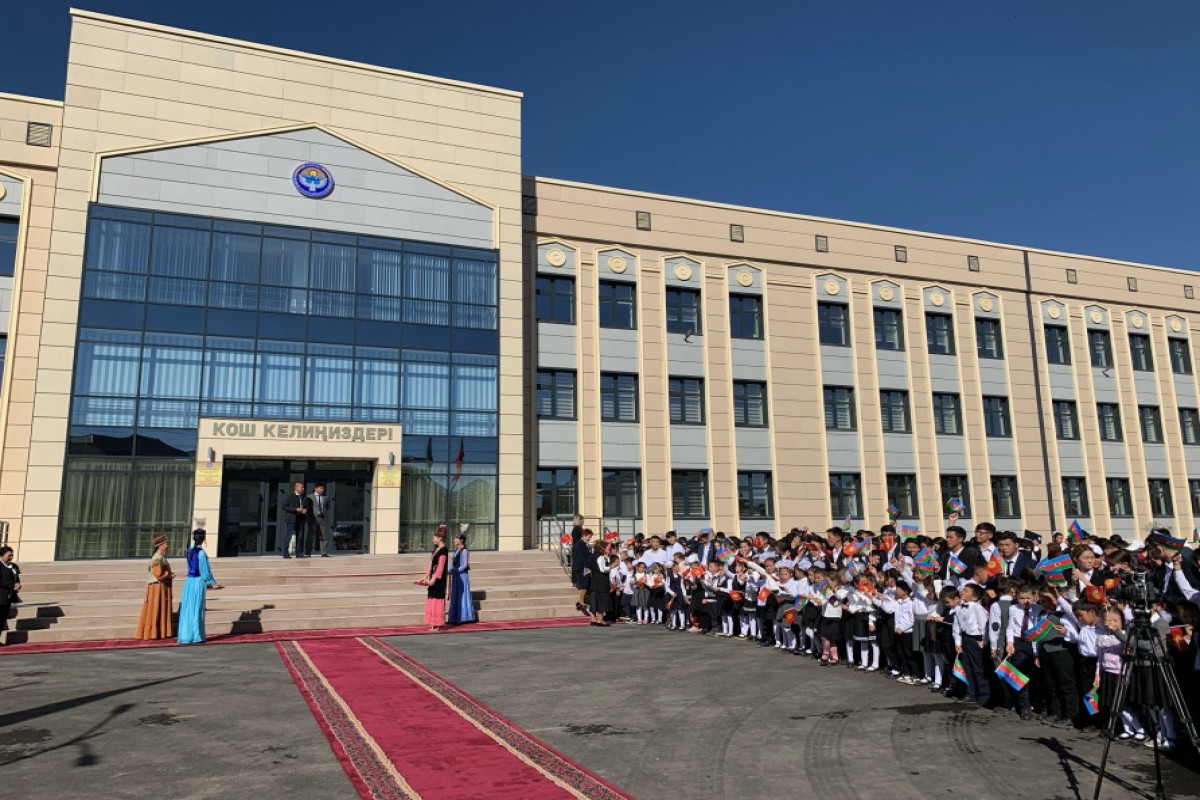 Bişkekdə Nizami Gəncəvi adına məktəbin açılış mərasimi keçirilib