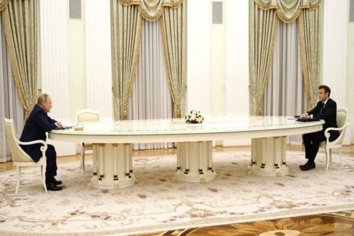 Putin Makronun Qarabağla bağlı bəyanatını səhv adlandırıb - VİDEO 