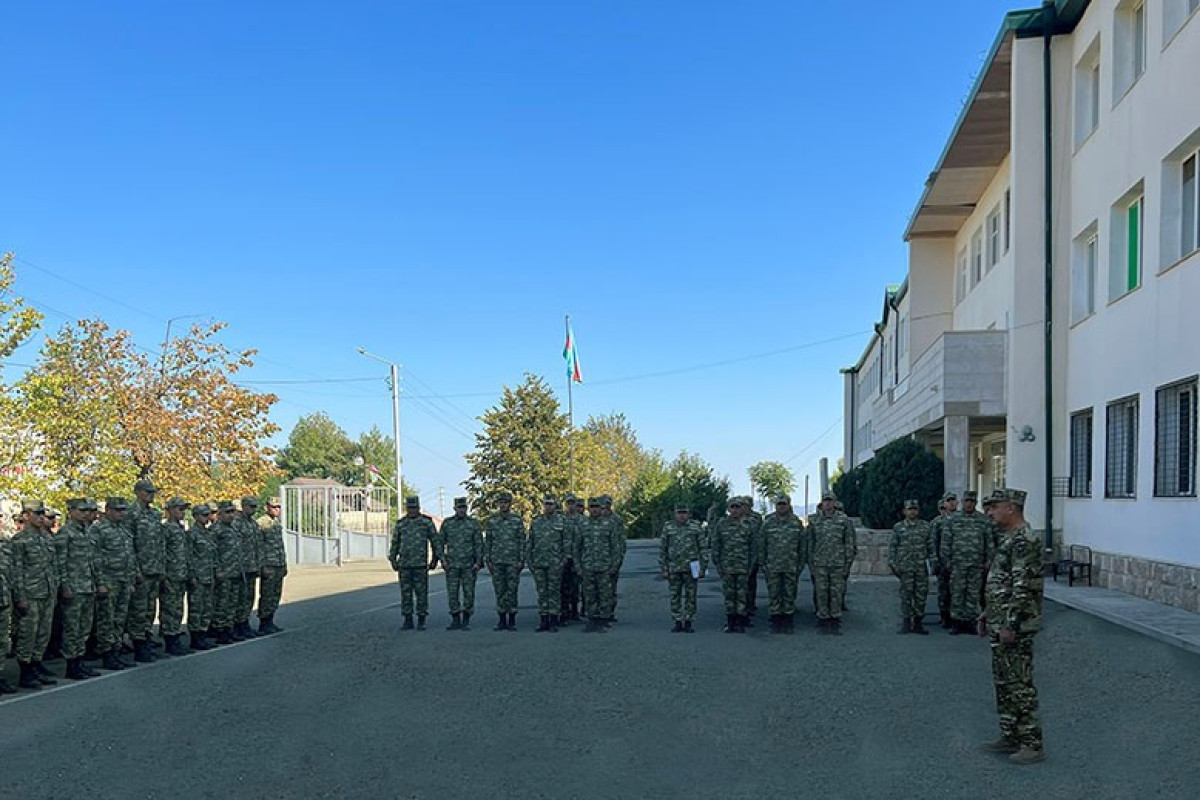 Hərbi hissələrdə psixoloji işə dəstək tədbirləri davam edir