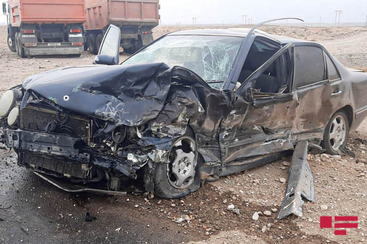 Goranboyda yol qəzasında 1 nəfər ölüb, 5 nəfər xəsarət alıb  - FOTO  - YENİLƏNİB-1  - VİDEO 
