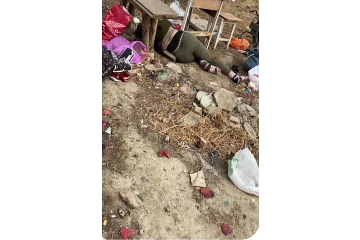 Bakıda qadın və azyaşlının küçədə gecələməsi barədə görüntülər araşdırılır - FOTO 