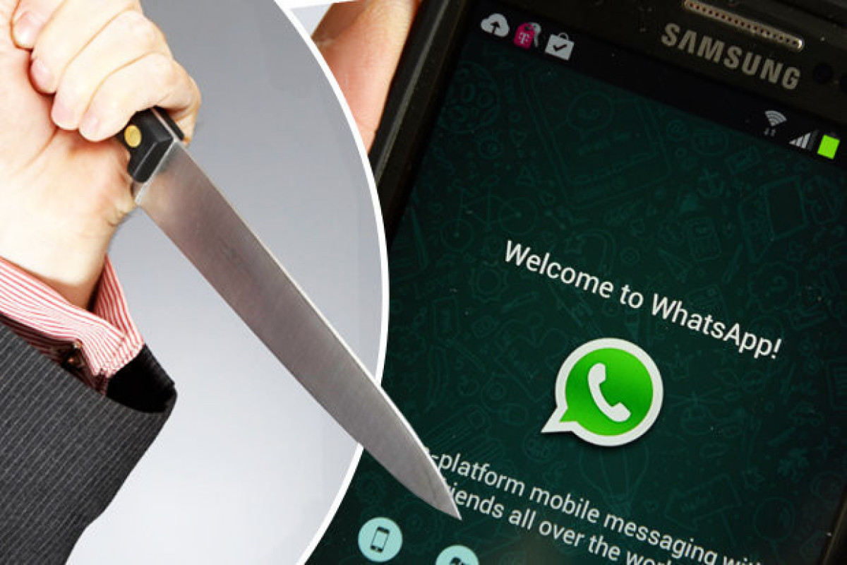 Bakıda “WhatsApp” “status”una görə qardaş bacısını bıçaqlayıb - VİDEO 