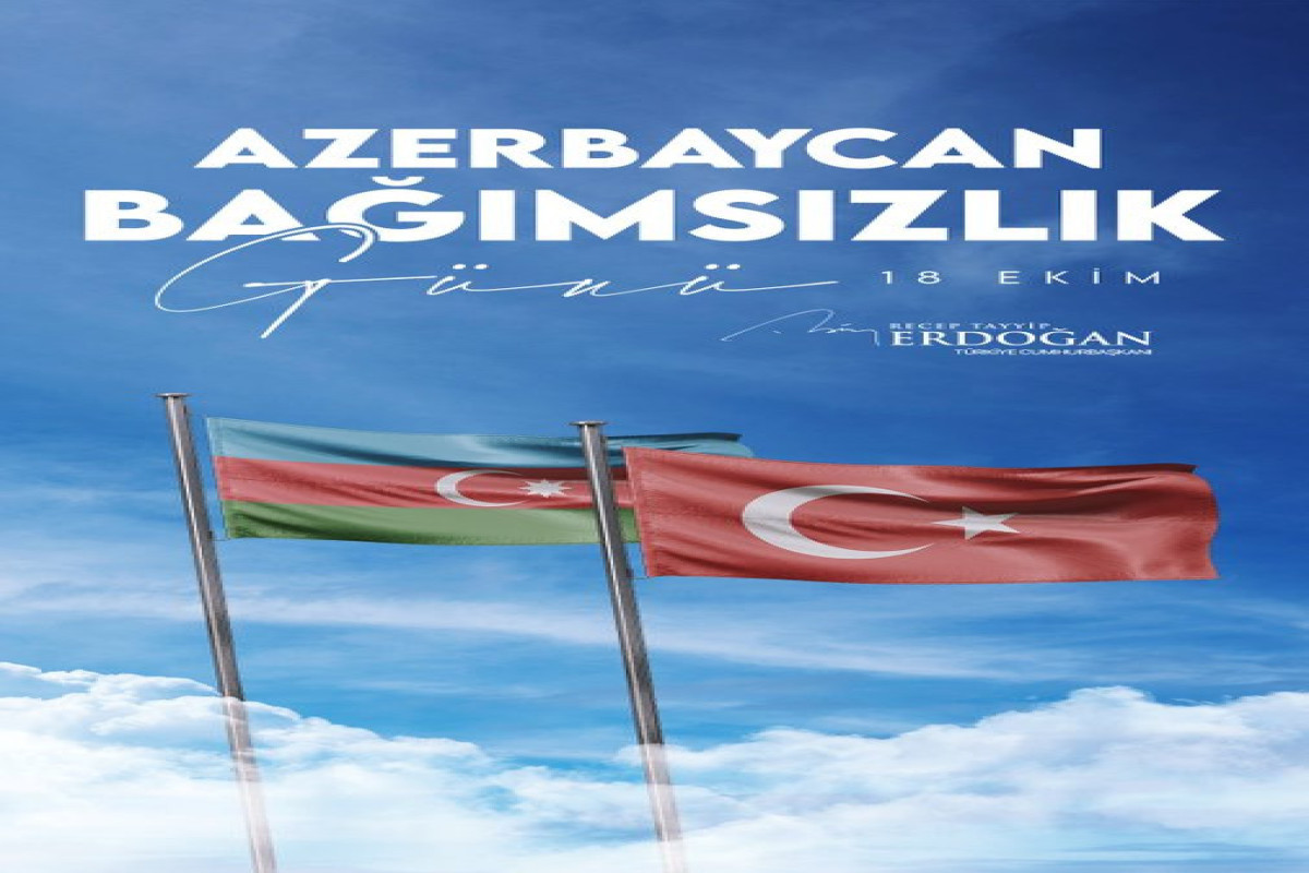 Turkish President makes a post on the Restoration of Independence Day of Azerbaijan