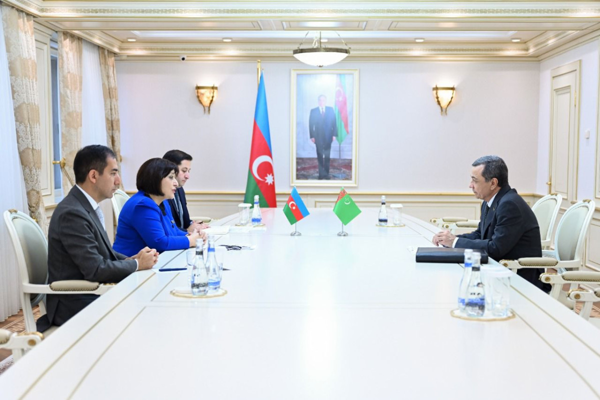 Sahibə Qafarova Türkmənistanın ölkəmizdəki səfiri ilə görüşüb