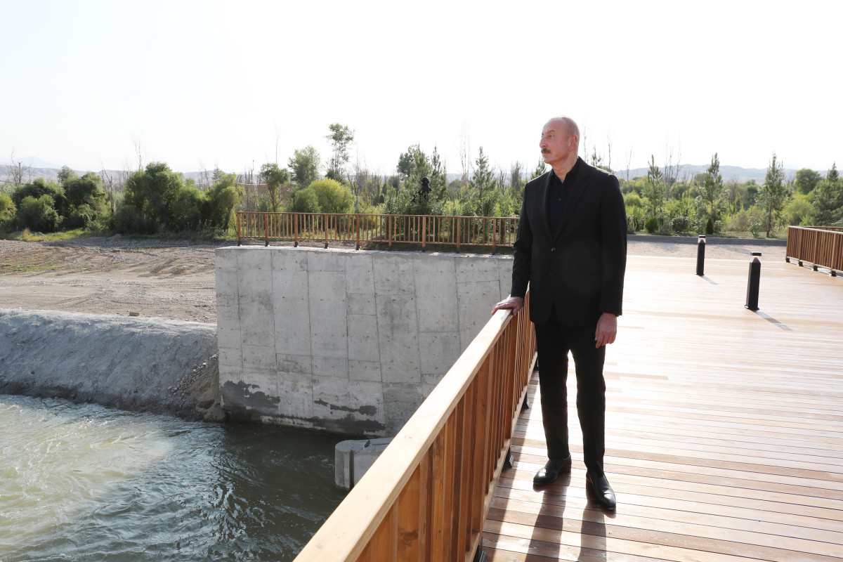 Prezident İlham Əliyev və Mehriban Əliyeva Zəngilan rayonunda olublar - FOTO 