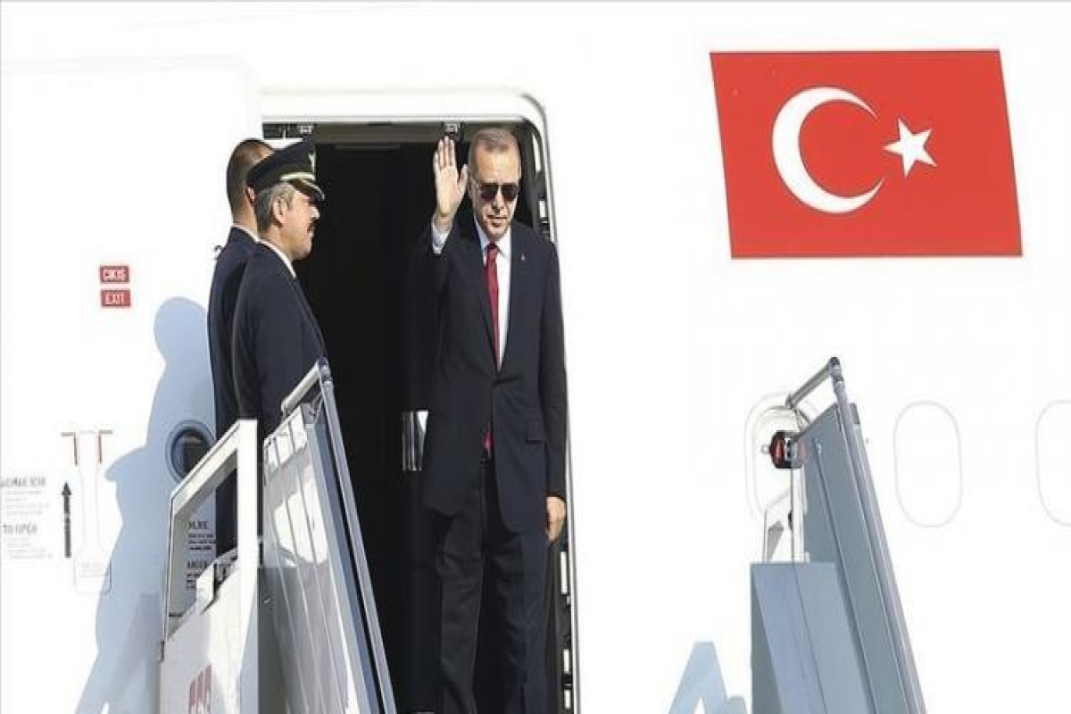 Ərdoğan Azərbaycana səfərə yola düşüb