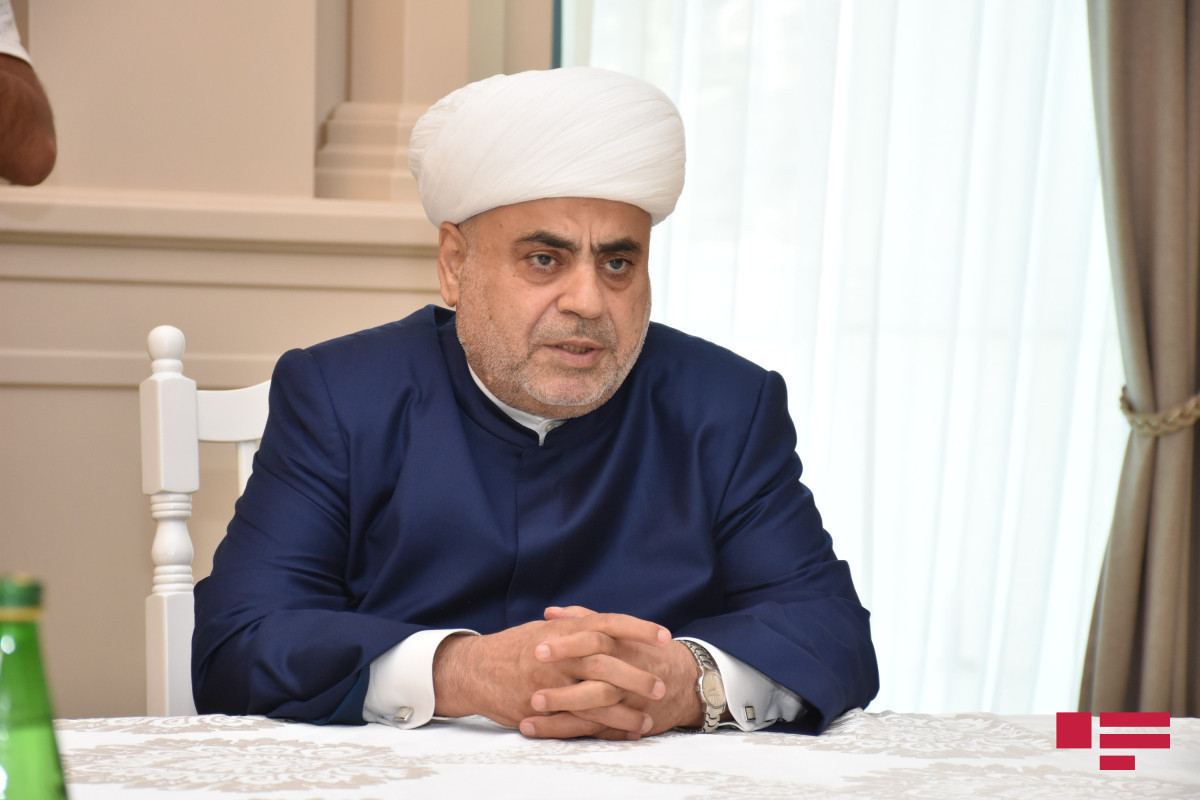 Allahshukur Pashazadeh, the Chairman of the Caucasian Muslims Office