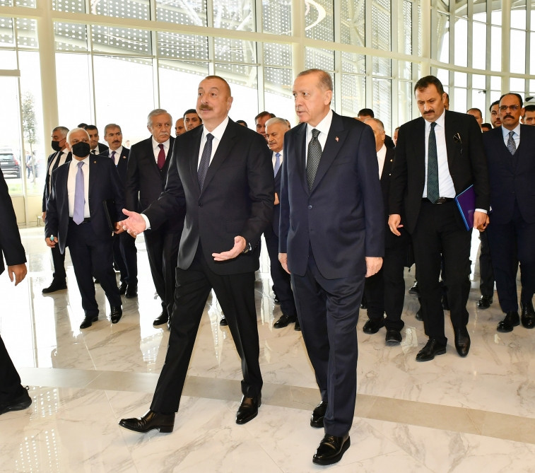 Azərbaycan və Türkiyə prezidentləri Zəngilan aeroportunun açılışında iştirak edib - YENİLƏNİB 